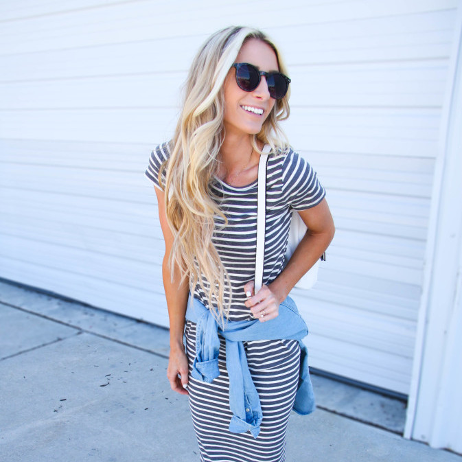 stripe dress